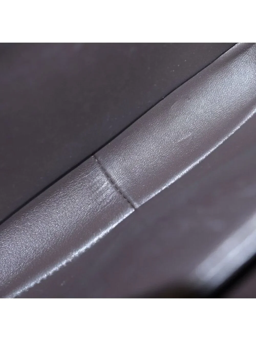 Celine Teen Triomphe Shoulder Bag White Gray Bf5 - Picture 4 of 6